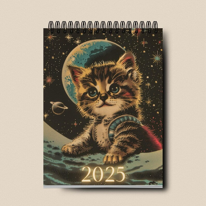 👩‍🚀Space Cats 2025 Calendar😺