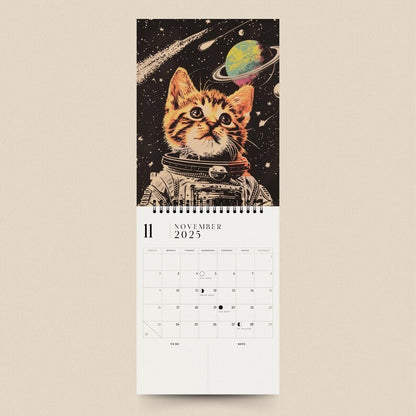 👩‍🚀Space Cats 2025 Calendar😺