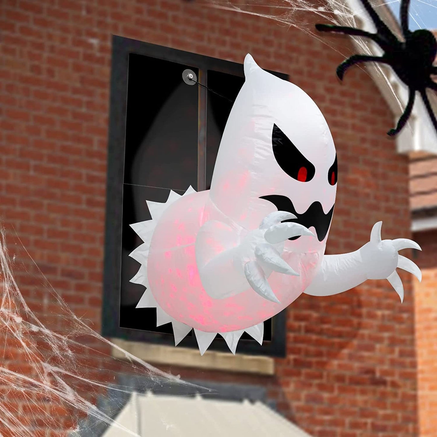 Ghost--LED inflatable ghosts create spooky Halloween decorations