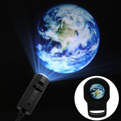 3D Moon Earth Night Light