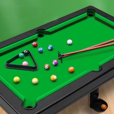 Premium Tabletop Billiards Mini Snooker Game Set