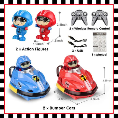 🔥Last Day Promotion-Remote Control Bumper Cars